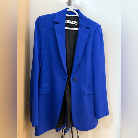 Zara Royal Blue blazer - Picture 6 of 8